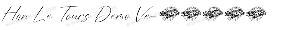 Han Le Tours Demo Ve字体转换